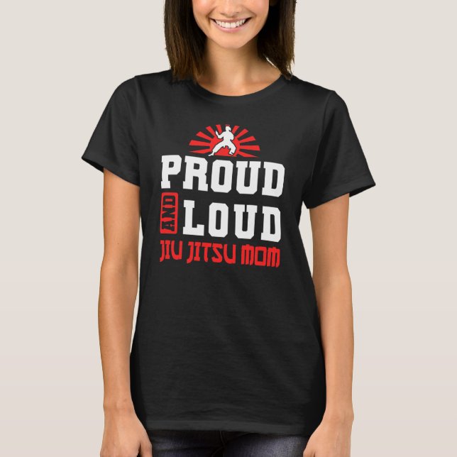 Brasiliansk Jiu Jitsu MMA Bjj Kramare Mor Proud T Shirt (Framsida)