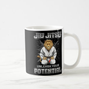 Brasiliansk Jiu Jitsu MMA och Grappling BJJ Lejon Kaffemugg
