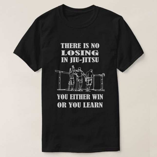Brasiliansk Jiu Jitsu MMA T-shirt Gift for Fighter (Design framsida)