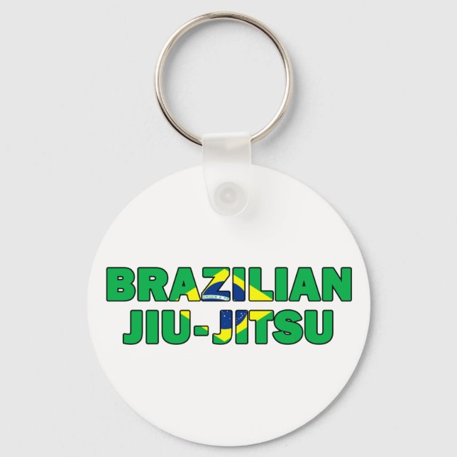 Brasiliansk Jiu Jitsu Nyckelring (Framsida)