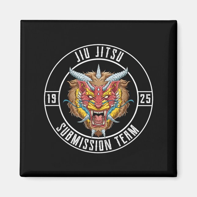 Brasiliansk Jiu Jitsu och Grappling - Jiu Jitsu Li Magnet (Framsidan)