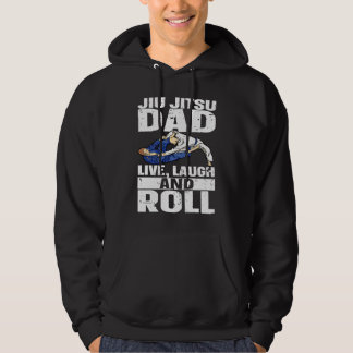 Brasiliansk Jiu Jitsu Pappa BJJ Blandad Strid Jiu  Hoodie