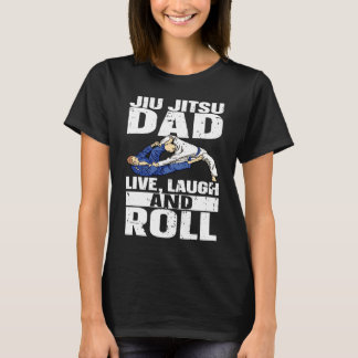 Brasiliansk Jiu Jitsu Pappa BJJ Blandad Strid Jiu  T Shirt