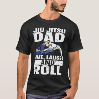 Brasiliansk Jiu Jitsu Pappa BJJ Blandad Strid Jiu  T Shirt