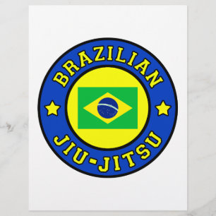 Brasiliansk Jiu Jitsu Reklamblad
