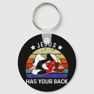 Brasiliansk Jiu Jitsu Shirt Jesus Shirt Jesus har  Nyckelring