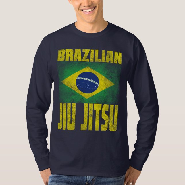 Brasiliansk Jiu Jitsu skjorta T-shirt (Framsida)