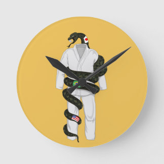 Brasiliansk Jiu Jitsu Snake Rund Klocka