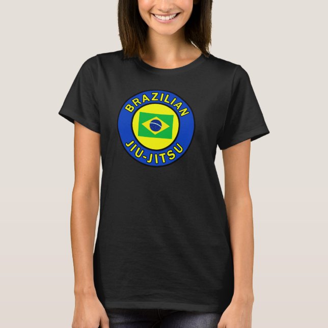 Brasiliansk Jiu Jitsu T Shirt (Framsida)