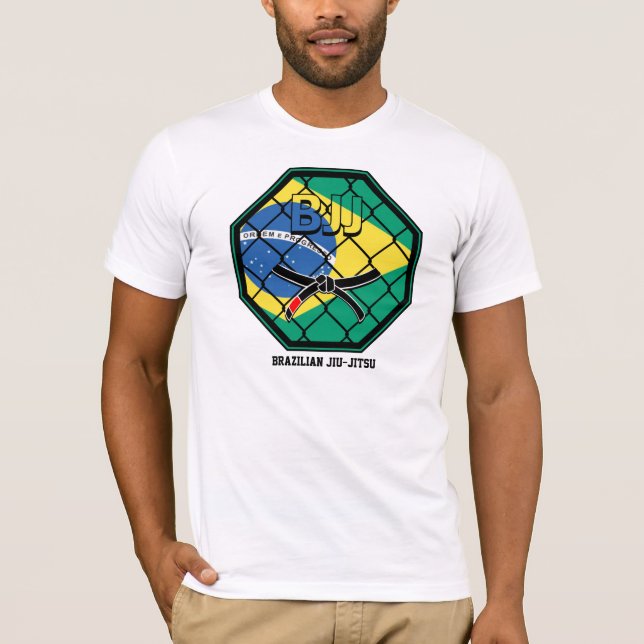 Brasiliansk Jiu-Jitsu Tee (Framsida)