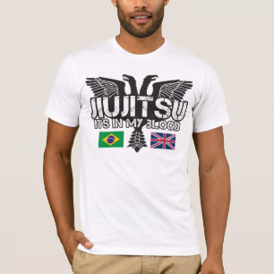 Brasiliansk Jiu Jitsu UK T-tröja T Shirt