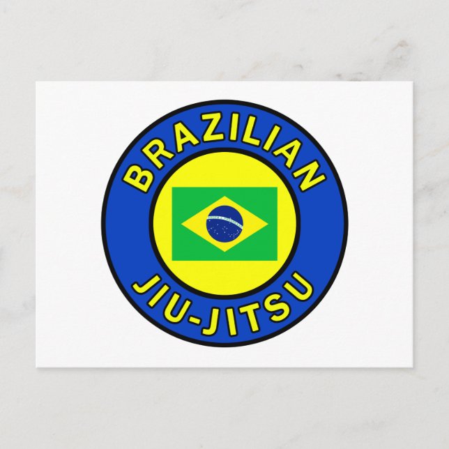 Brasiliansk Jiu Jitsu Vykort (Framsida)