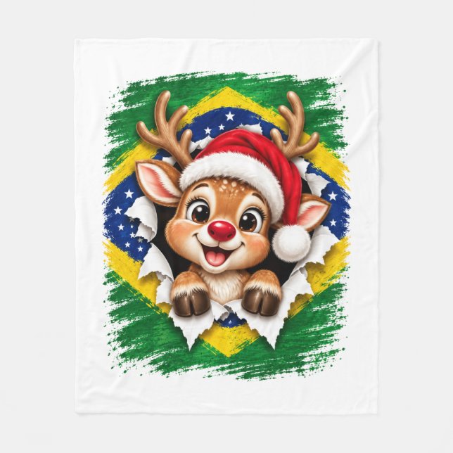 Brasiliansk julren fleecefilt (Framsidan)