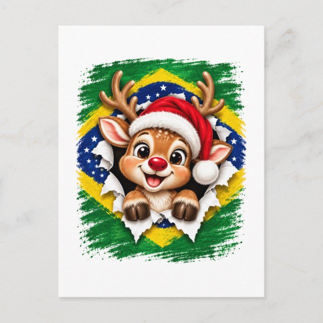 Brasiliansk julren vykort (Framsida)