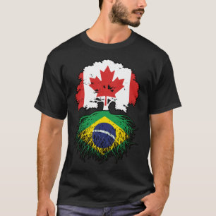 Brasiliansk kanadensisk kanadensiska Träd Roots Fl T Shirt