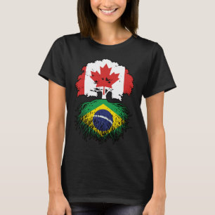 Brasiliansk kanadensisk kanadensiska Träd Roots Fl T Shirt