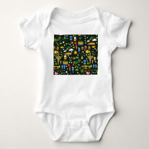 Brasiliansk karneval, vintage platt textur. t shirt