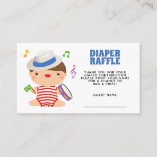 Brasiliansk karnival Baby Shower Raffle Tilläggskort