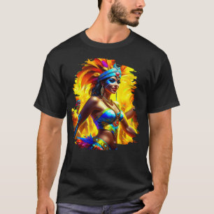 Brasiliansk karnival Dancer T Shirt