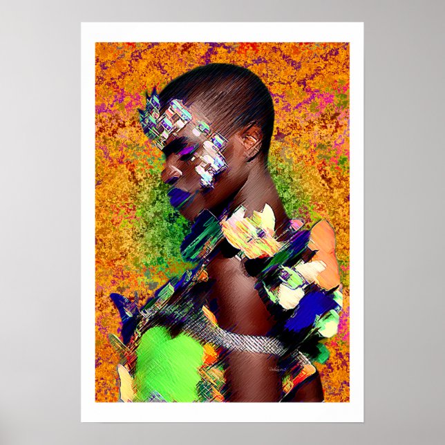 Brasiliansk karnival Firande Poster (Framsidan)