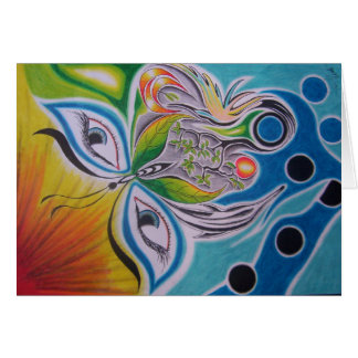 Brasiliansk konst hälsningskort