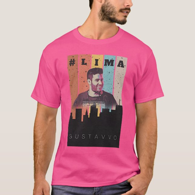 Brasiliansk Lima Pop Singer T Shirt (Framsida)