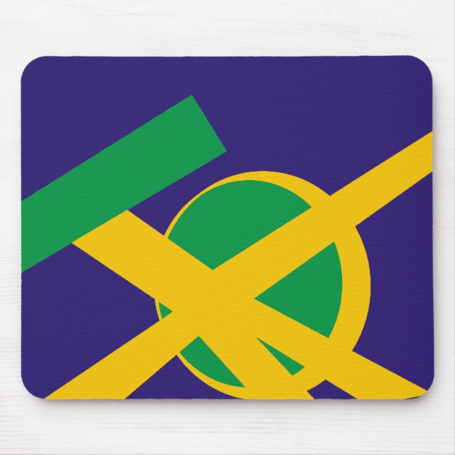 Brasiliansk portalblått musmatta (Framsidan)