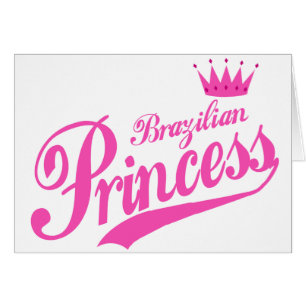Brasiliansk Princess Hälsningskort