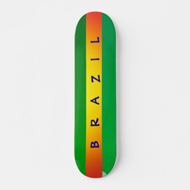 Brasiliansk skateboard bräda 20,5 cm (Framsida)