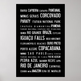 Brasiliansk typografisk poster