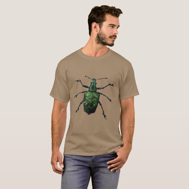 Brasiliansk vivelskalbagge t shirt (Hel framsida)