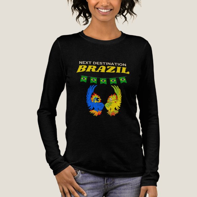 Brasiliansk Wanderlustgift T Shirt (Framsida)