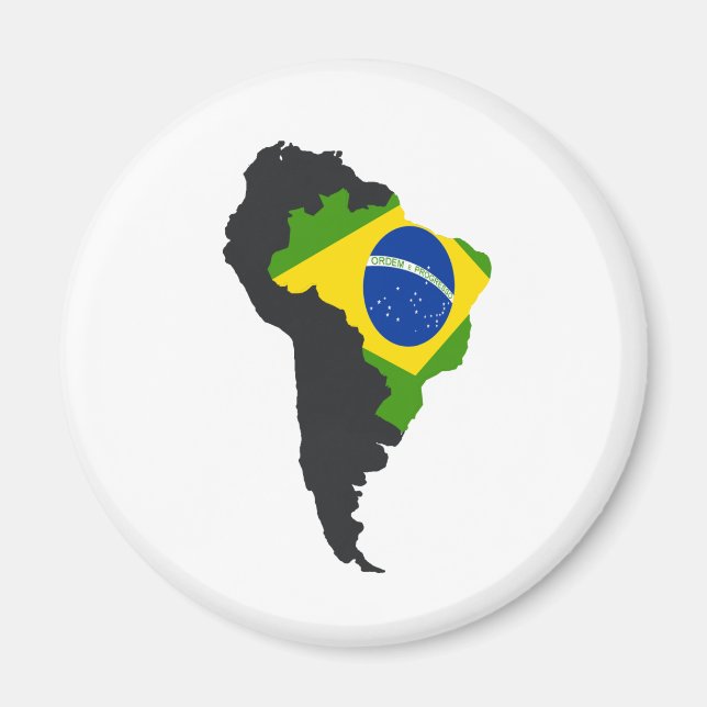 Brasilianska Amerika Magnet (Framsidan)