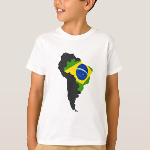 Brasilianska Amerika Tee Shirt