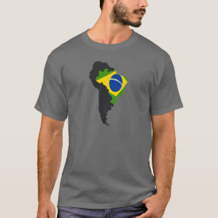 Brasilianska Amerika Tee Shirt