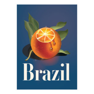 Brasilianska apelsiner resposter fototryck