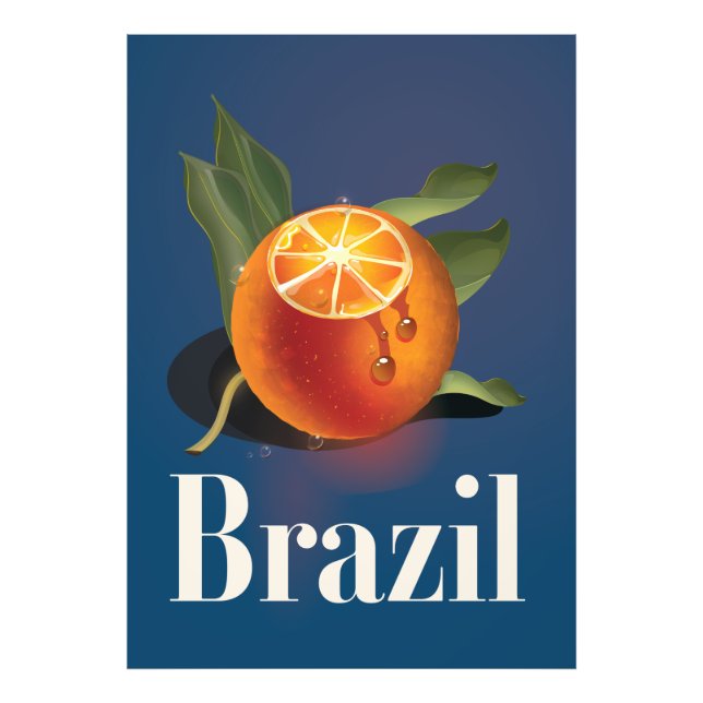 Brasilianska apelsiner resposter fototryck (Framsidan)