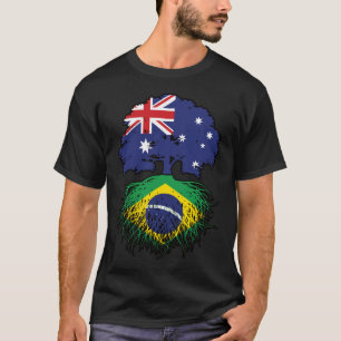 Brasilianska australiska Australiens Träd-rötter T Shirt