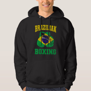Brasilianska Boxinghandskar Brasilien Pride Manar Hoodie