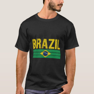 Brasilianska Flagga S T Shirt