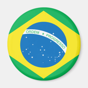 Brasilianska flaggaT-tröja och gåvor Magnet