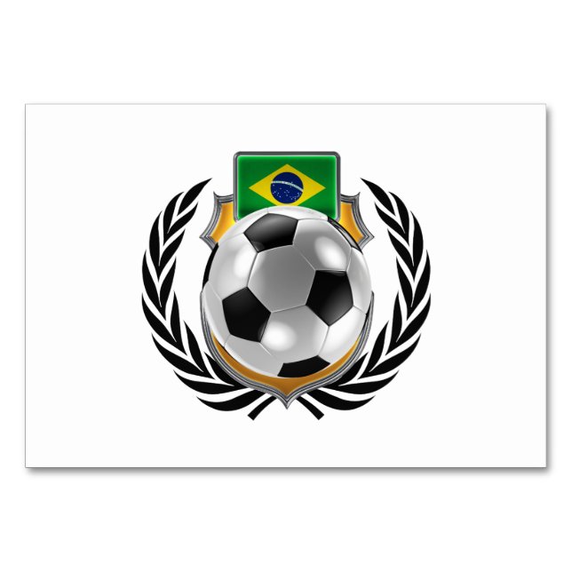 Brasilianska fotbollskammare bordsnummer (Framsidan)