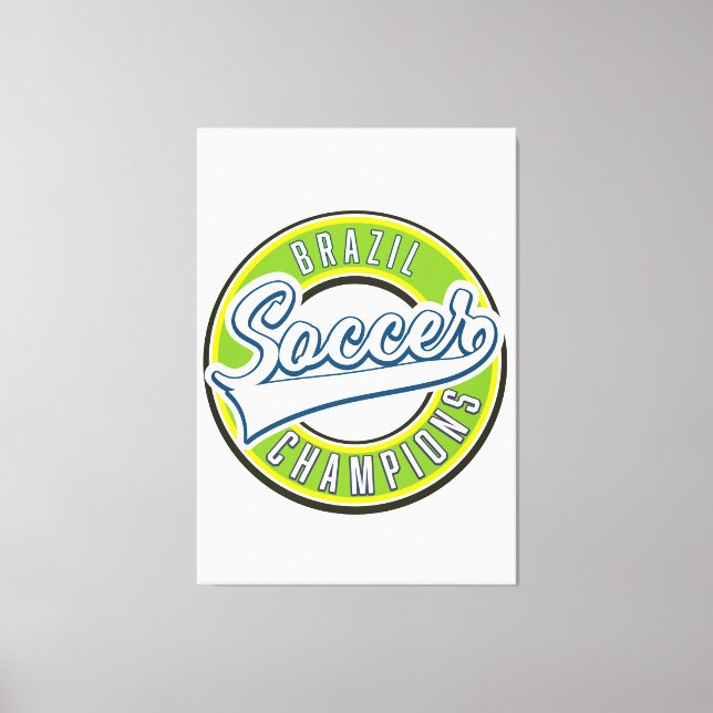 Brasilianska fotbollskammare canvastryck (Framsida)