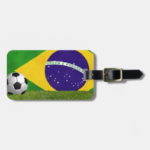 Brasilianska Futbol - fotboll Bagagebricka
