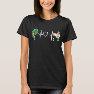Brasilianska Indiska Flagga (brasilianska, indiska T Shirt