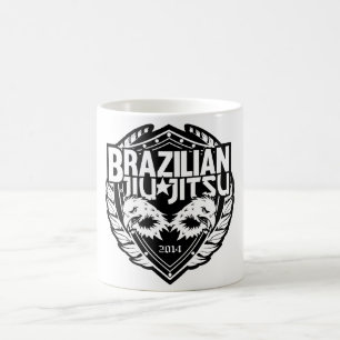Brasilianska Jiu Jitsu Anpassade Emblem Kaffemugg
