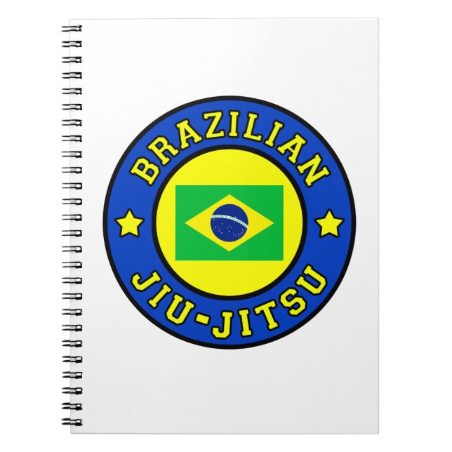 Brasilianska Jiu Jitsu Anteckningsbok (Framsidan)
