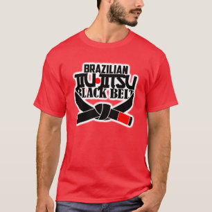 Brasilianska Jiu-Jitsu Black Bälte Tee