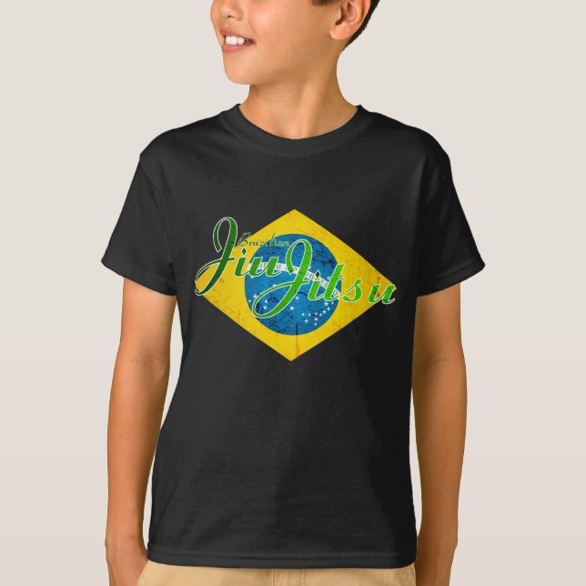 Brasilianska Jiu Jitsu - Iconic design Tee Shirt (Framsida)