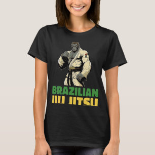 Brasilianska Jiu Jitsu och Grappling Gorilla T Shirt